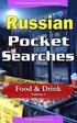 Russian Pocket Searches - Food & Drink - Volume 1: A Set of Word Search Puzzles to Aid Your Language Learning