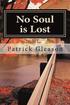 No Soul is Lost: poems from the underbelly...