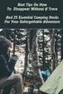 Best Tips On How To Disappear Without A Trace And 25 Essential Camping Hacks For Your Unforgettable Adventure: (Outdoor Survival Guide, Survival Guide