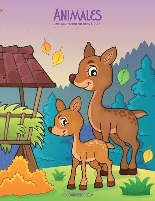 Animales libro para colorear para niños 1, 2 & 3 - Nick Snels - Häftad ...