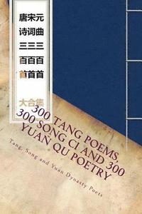 300 Tang Poems 300 Song CI and 300 Yuan Qu Poetry (häftad)
