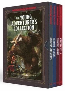The Young Adventurer's Collection Box Set 1 [Dungeons & Dragons 4 Books]: Monsters & Creatures, Warriors & Weapons, Dungeons & Tombs, and Wizards & Sp (hftad)