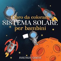 Libro da colorare sistema solare per bambini (hftad)