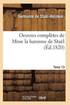 Oeuvres Compltes de Mme La Baronne de Stal. Tome 13