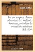 La Loi Des Suspects: Lettres Adressées À M. Waldeck-Rousseau, Président Du Conseil Des Ministres