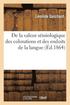 de la Valeur S�miologique Des Colorations Et Des Enduits de la Langue