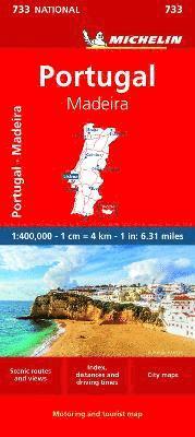 Portugal & Madeira - Michelin National Map 733 (hftad)