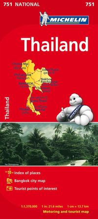 Thailand - Michelin National Map 751