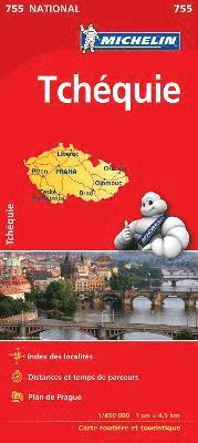 Czechia - Michelin National Map 755 (inbunden)