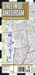Streetwise Amsterdam Map - Laminated City Center Street Map of Amsterdam, Netherlands