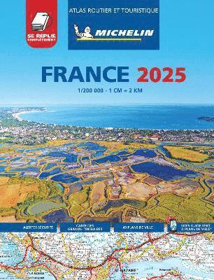 France 2025 - Tourist & Motoring Atlas Multi-flex (hftad)