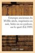 Estampes Anciennes Des �coles Fran�aise Et Anglaise Du Xviiie Si�cle