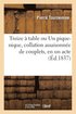 Treize à table ou Un pique-nique, collation assaisonnée de couplets, en un acte