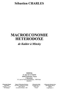 Economie Macroéconomie Hétérodoxe Copytrader - 