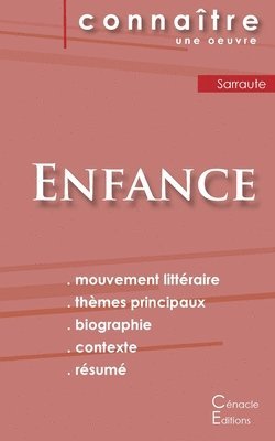 Fiche de lecture Enfance de Nathalie Sarraute (Analyse littraire de rfrence et rsum complet) (hftad)