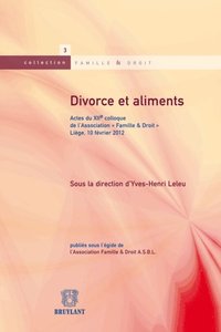 Divorce et aliments (e-bok)