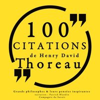 100 citations de Henry David Thoreau (ljudbok)