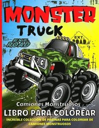 Monster Truck Libro Para Colorear (häftad)