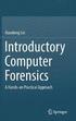 Introductory Computer Forensics