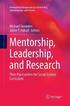 Mentorship, Leadership, and Research
