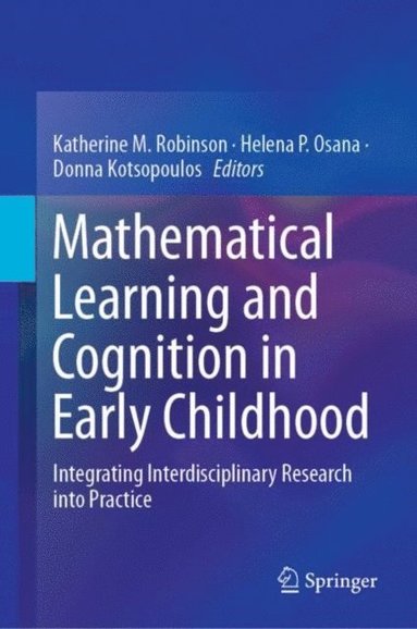 Mathematical Learning and Cognition in Early Childhood (e-bok)