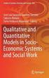 Qualitative and Quantitative Models in Socio-Economic Systems and Social Work