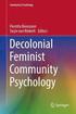 Decolonial Feminist Community Psychology