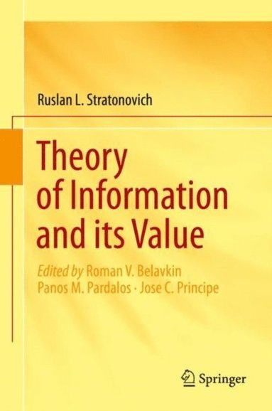 Theory of Information and its Value (häftad)