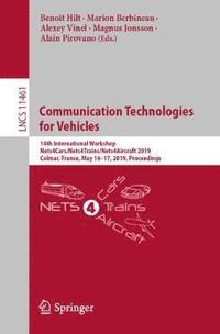 Communication Technologies for Vehicles (häftad)