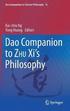 Dao Companion to ZHU Xis Philosophy
