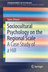 Sociocultural Psychology on the Regional Scale