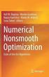 Numerical Nonsmooth Optimization