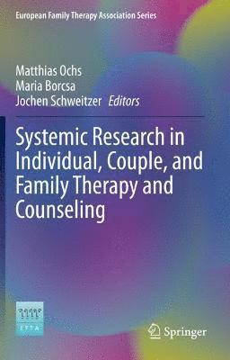 Systemic Research in Individual, Couple, and Family Therapy and Counseling (inbunden)