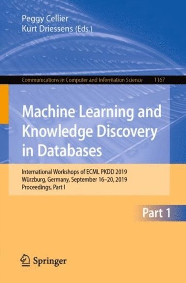 Machine Learning and Knowledge Discovery in Databases (e-bok)