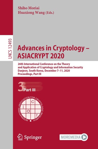 Advances in Cryptology - ASIACRYPT 2020 (h�ftad)