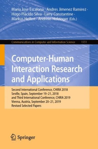 Computer-Human Interaction Research and Applications (häftad)