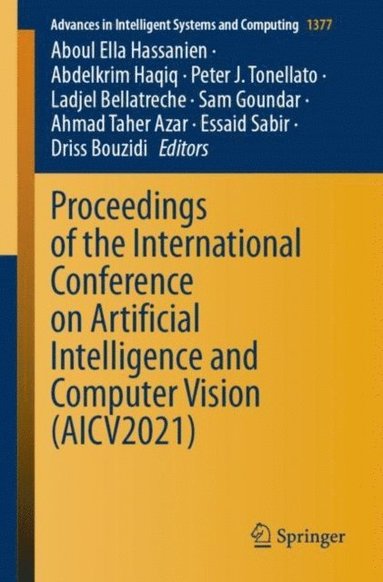 Proceedings of the International Conference on Artificial Intelligence and Computer Vision (AICV2021) (häftad)