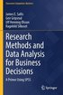 Research Methods and Data Analysis for Business Decisions