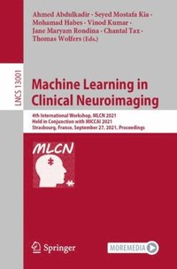 Machine Learning in Clinical Neuroimaging (e-bok)