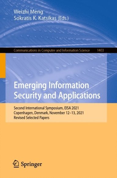 Emerging Information Security and Applications (häftad)