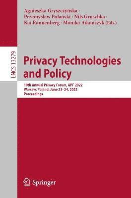 Privacy Technologies  and Policy (hftad)