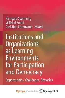 Institutions and Organizations as Learning Environments for Participation and Democracy (hftad)