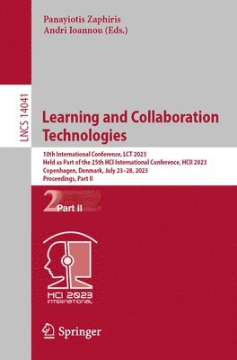 Learning and Collaboration Technologies (häftad)
