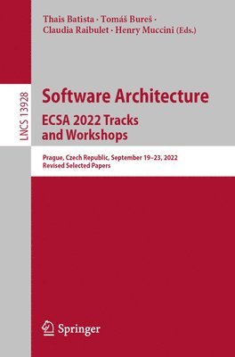 Software Architecture. ECSA 2022 Tracks and Workshops (häftad)