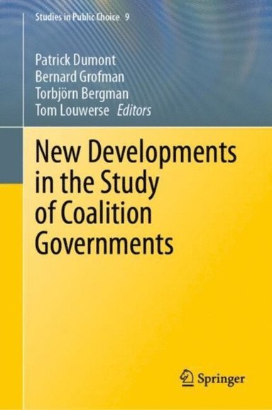 New Developments in the Study of Coalition Governments (e-bok)