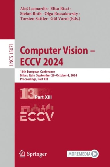 Computer Vision - ECCV 2024 (inbunden)