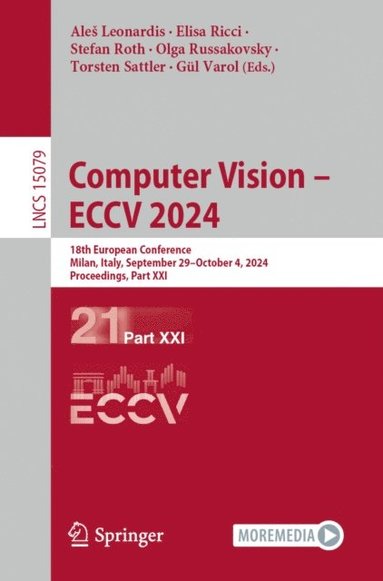 Computer Vision - ECCV 2024 (häftad)