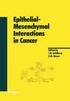 Epithelial-Mesenchymal Interactions in Cancer