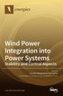 Wind Power Integration into Power Systems