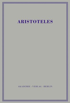 Werke, BAND 7, Eudemische Ethik (häftad)